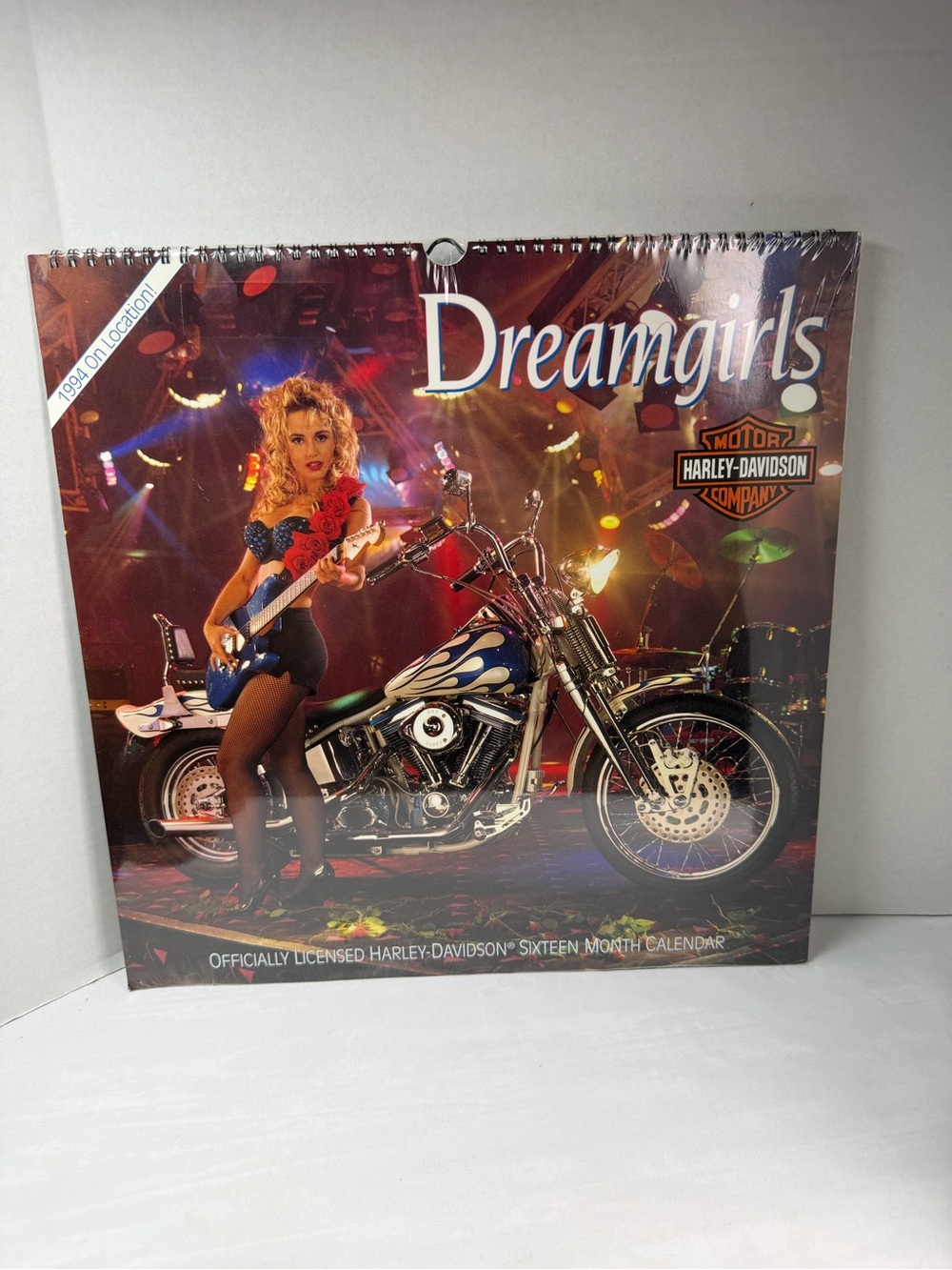 Dreamgirls Motorcycle 16 Month Calendar vintage 1994 pinup Harley DavidsonSealed